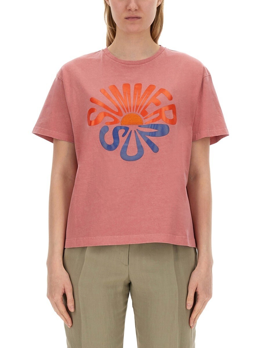 ポールスミス PAUL SMITH ポロシャツ Tシャツ レディース ピンク T-shirts and polo shirts 319244 関税 送料無料 2024SS el|BRANDSHOP「il Tesoro」