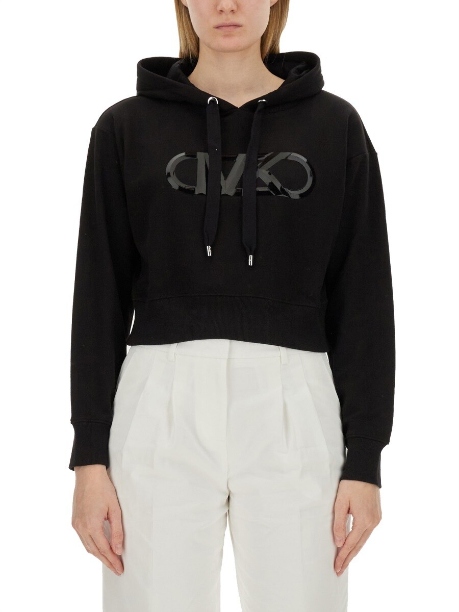 マイケル教科課程 MICHAEL KORS 調教師 レディース 黒いこと Sweatshirts 326340 関税 貨物輸送無料 2024SS el