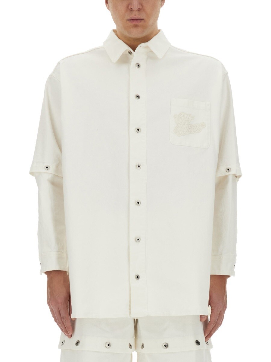 オフホワイト OFF WHITE シャツ メンズ ホワイト Shirts 321354 関税 送料無料 2024SS el|BRANDSHOP「il Tesoro」