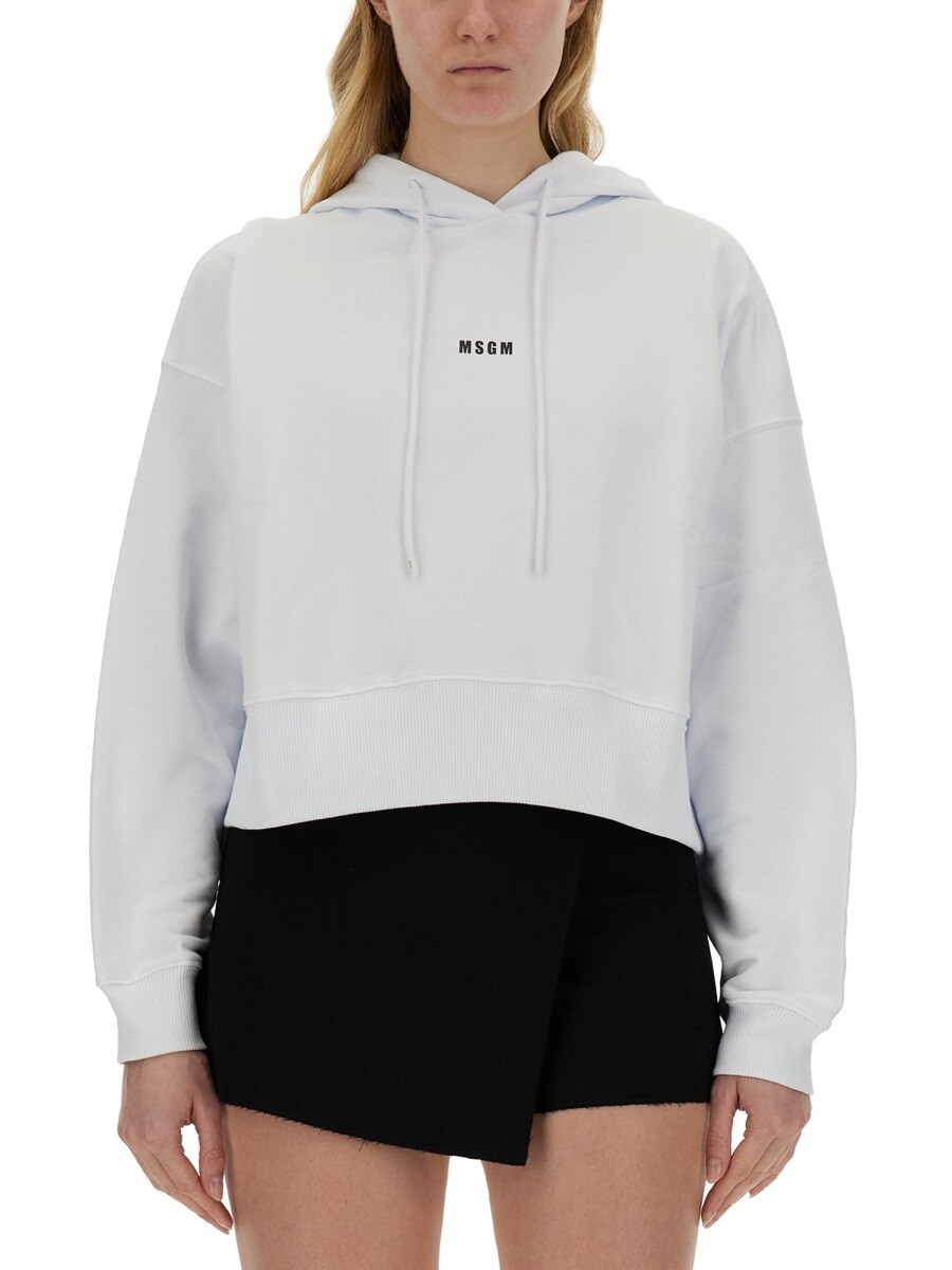 エムエスジーエム MSGM 調教師 レディース 白いこと Sweatshirts 319795 関税 貨物輸送無料 2024SS el