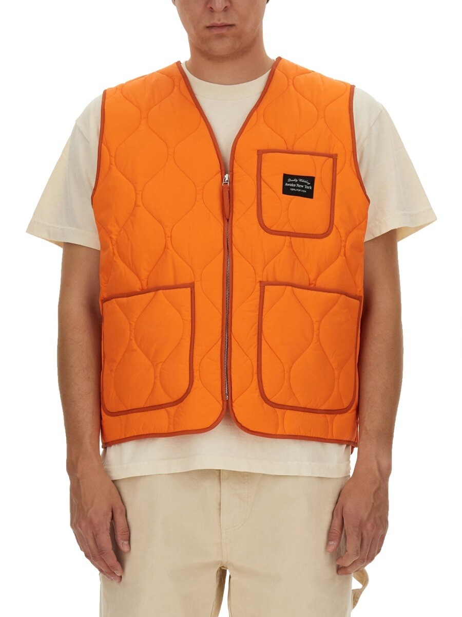 アウェイク ニューヨーク AWAKE NY ジレ ベスト メンズ オレンジ Vests 319652 関税 送料無料 2024SS el|BRANDSHOP「il Tesoro」