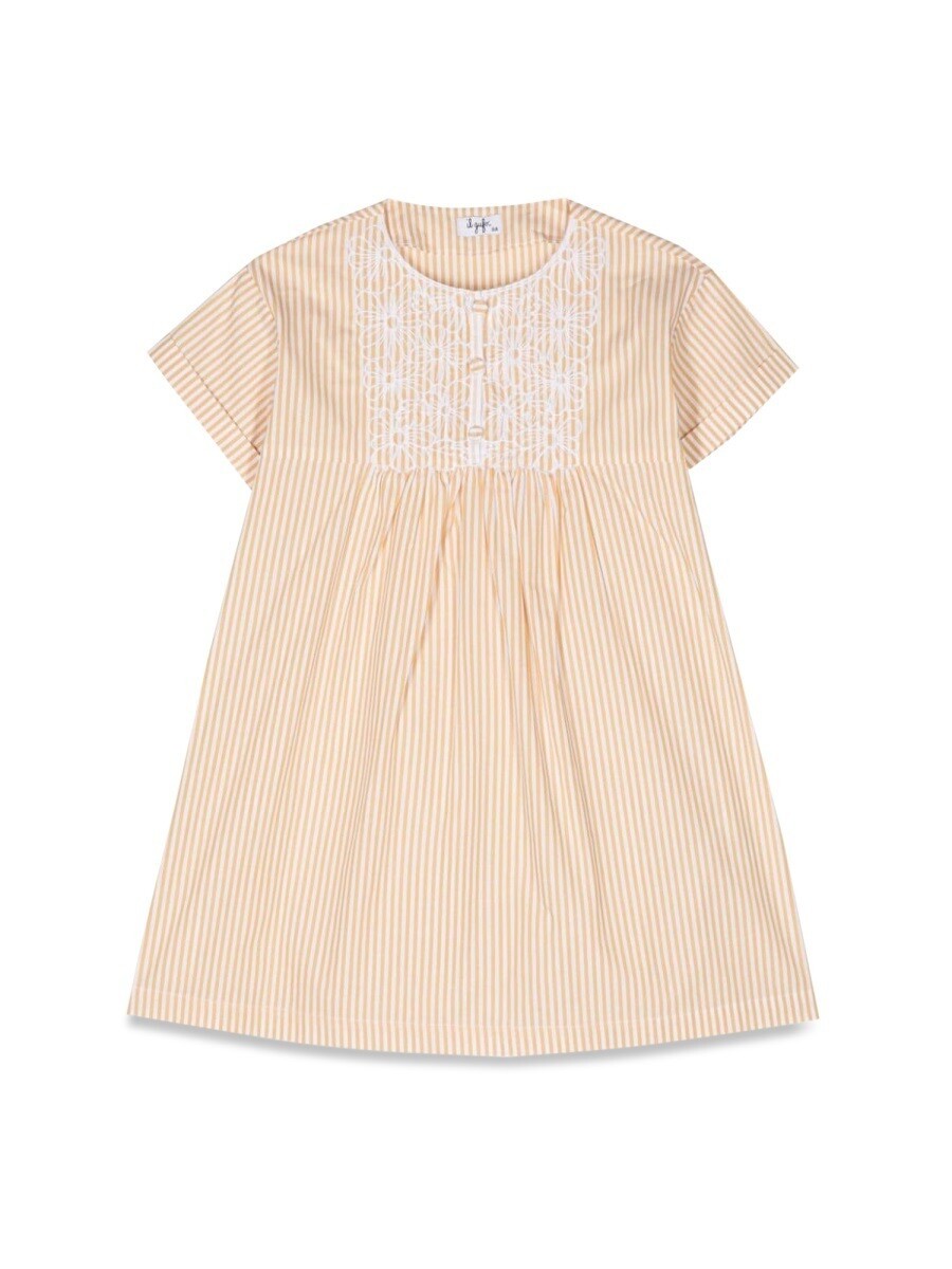 イルグッフォ IL GUFO ロングドレス ドレス ガールズ イエロー Long dresses 324695 関税 送料無料 2024SS el
