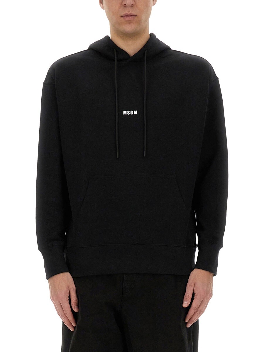 エムエスジーエム MSGM トレーナー 調教師 メンズ 黒いこと Sweatshirts 350659 関税 貨物輸送無料 2025SS el