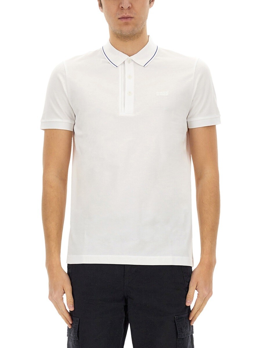 ボス BOSS ポロシャツ メンズ ホワイト Polo shirts 348741 関税 送料無料 2025SS el｜BRANDSHOP「il Tesoro」