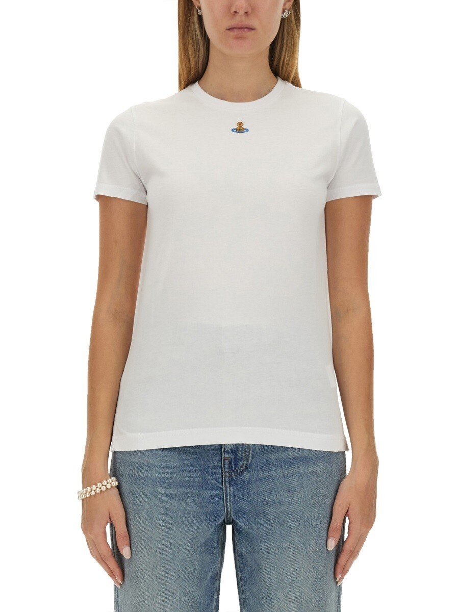 ヴィヴィアン・ウエストウッド VIVIENNE WESTWOOD スポーツシャツ プルオーバー レディース 白いこと T-shirts and polo shirts 351280 関税 貨物輸送無料 2025SS el