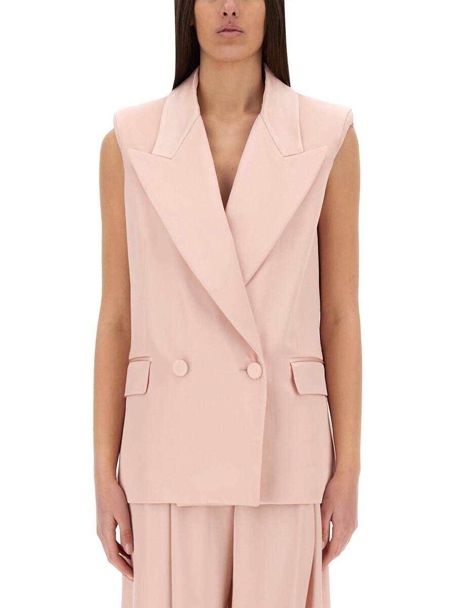 ニナ 資産家 NINA RICCI ジレ より良い レディース サクラ色 Vests 352871 関税 貨物輸送無料 2025SS el