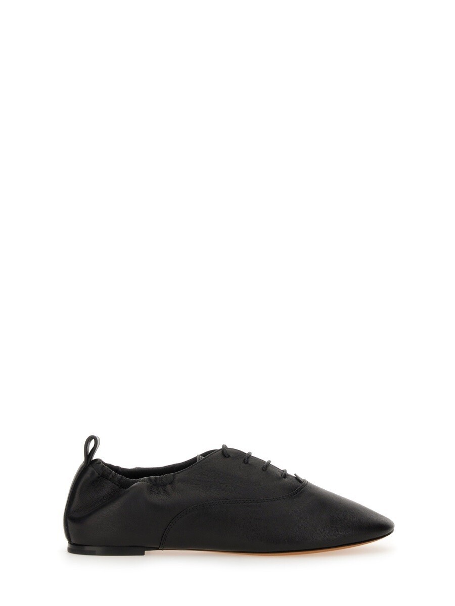 ランバン LANVIN レースアップシューズ 御召しものシューズ レディース 黒いこと Lace-up shoes 355239 関税 貨物輸送無料 2025SS el
