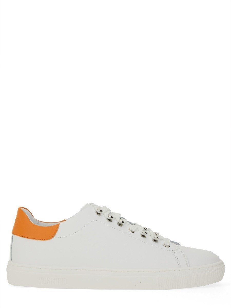 モスキーノ MOSCHINO スニーカー メンズ 白いこと Sneakers 355178 関税 貨物輸送無料 2025SS el
