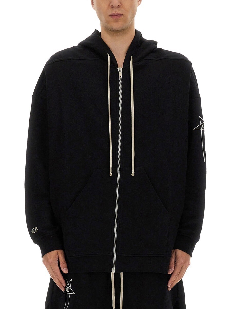 リック・オウエンス x はやりっ児 CHAMPION X RICK OWENS トレイナー 調教師 メンズ 黒いこと Sweatshirts 356394 関税 貨物輸送無料 2025SS el