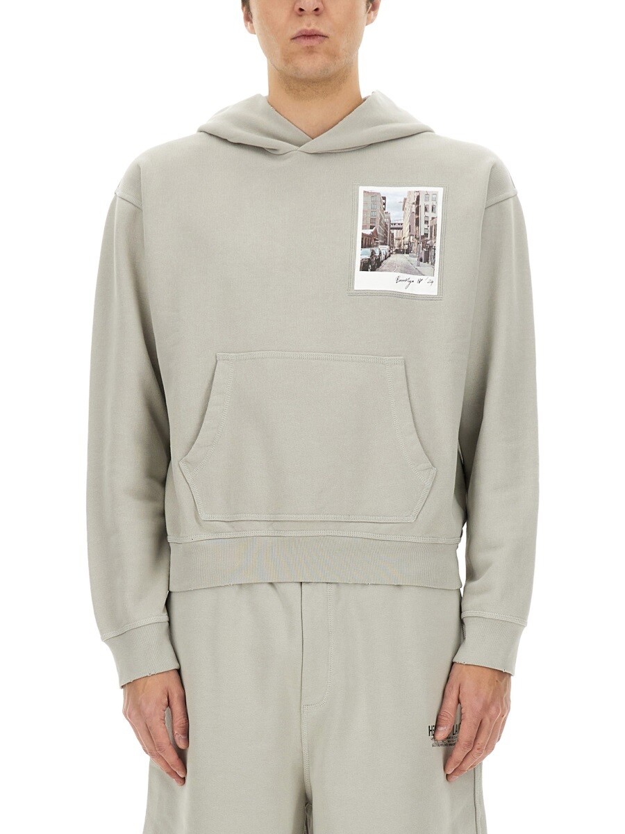 ヘルムートラング HELMUT LANG スウェットシャツ トレーナー メンズ グレー Sweatshirts 355917 関税 送料無料 2025SS el｜BRANDSHOP「il Tesoro」