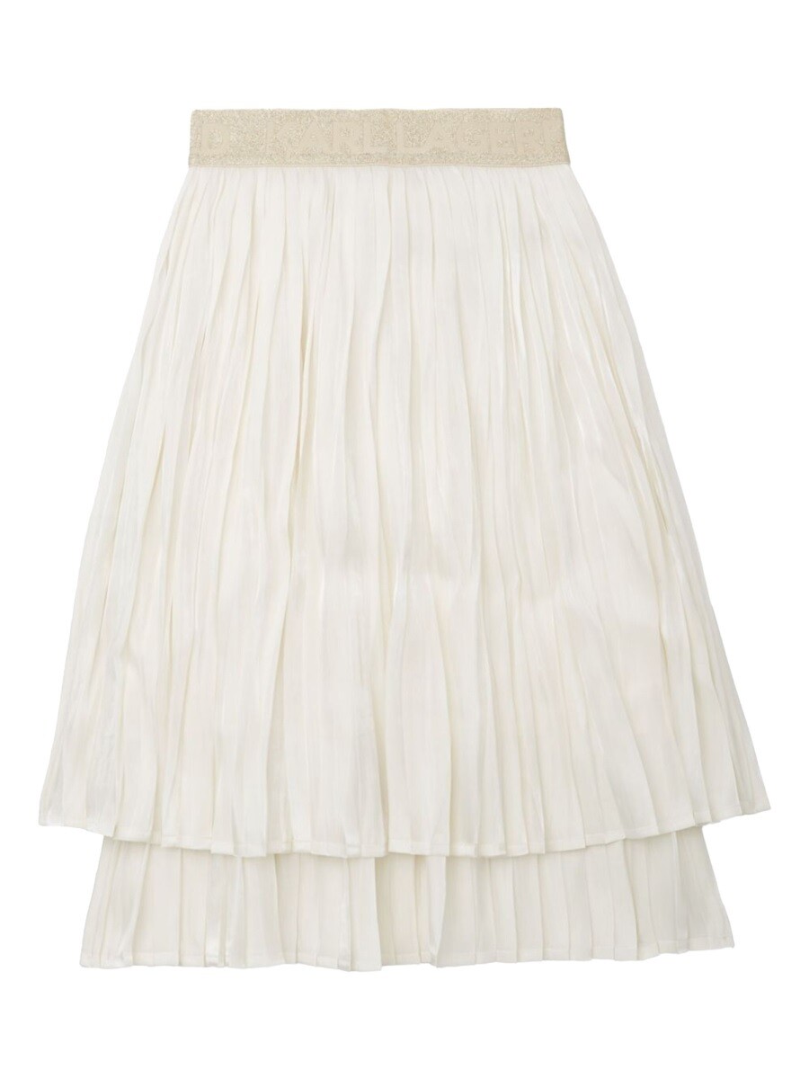 長い巻き毛 ラガーフェルド KARL LAGERFELD ミニ御徒面子 スコート ガールズ Mini-skirts 359250 関税 貨物輸送無料 2025SS el