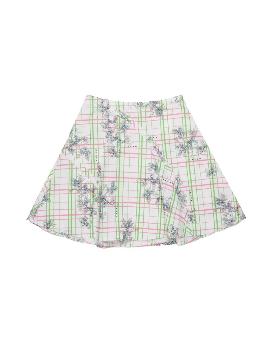 マルニ MARNI ミニ御徒面子 スコート ガールズ 黄色 Mini-skirts 360328 関税 貨物輸送無料 2025SS el