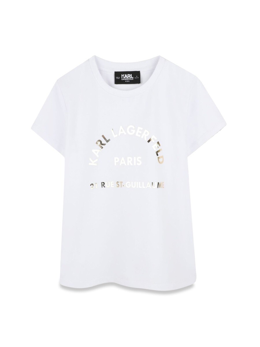 長い巻き毛 ラガーフェルド KARL LAGERFELD ロング捩りプルオーバー プルオーバー ガールズ 白いこと Long sleeve t-shirts 359207 関税 貨物輸送無料 2025SS el