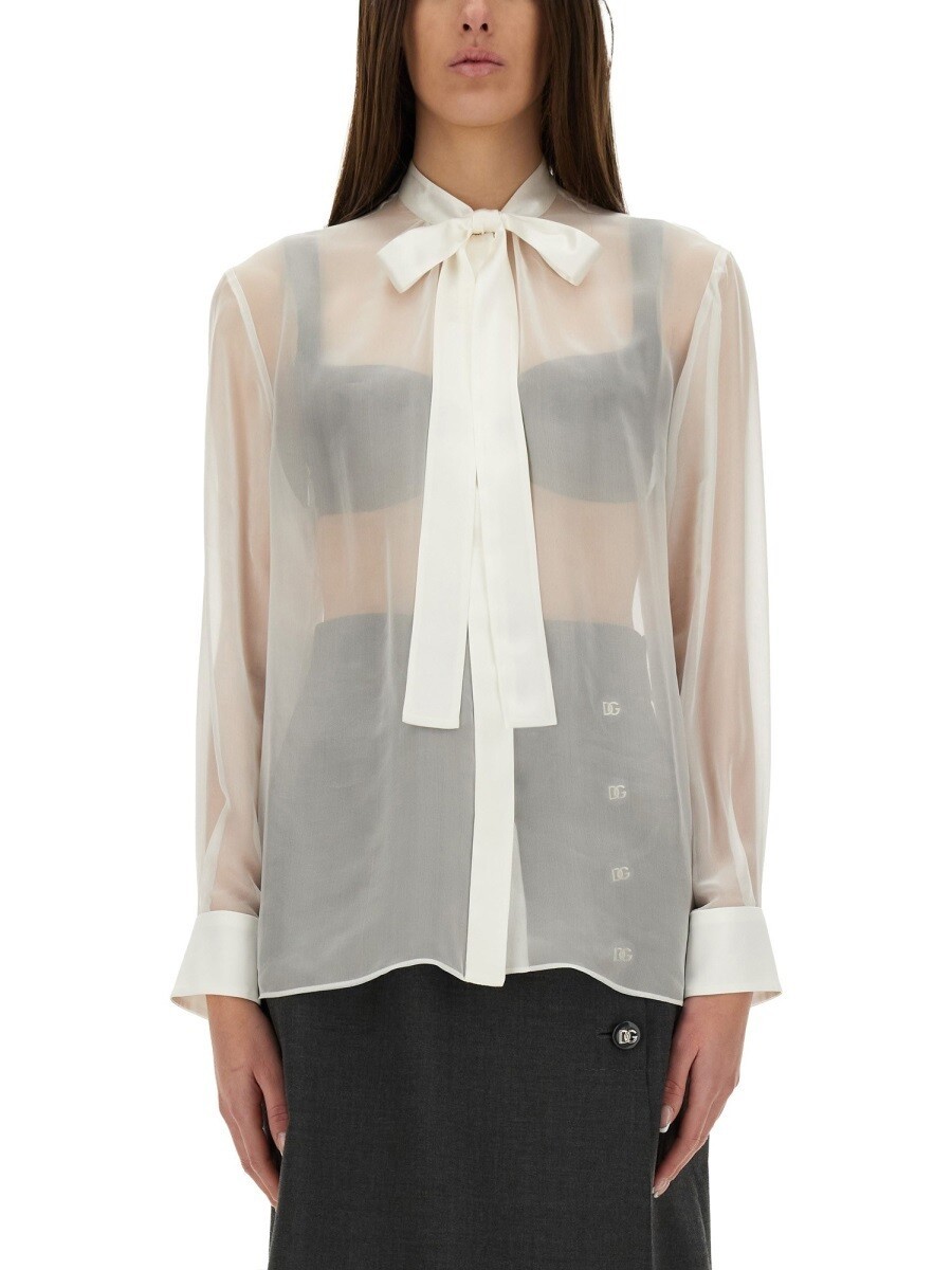 ドルチェ&ガッバーナ DOLCE&GABBANA シャツ レディース ホワイト Shirts 359421 関税 送料無料 2025SS el|BRANDSHOP「il Tesoro」