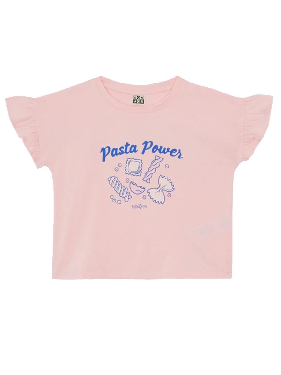 ボン英トン BONTON ロング捩りプルオーバー プルオーバー ガールズ サクラ色 Long sleeve t-shirts 361585 関税 貨物輸送無料 2025SS el