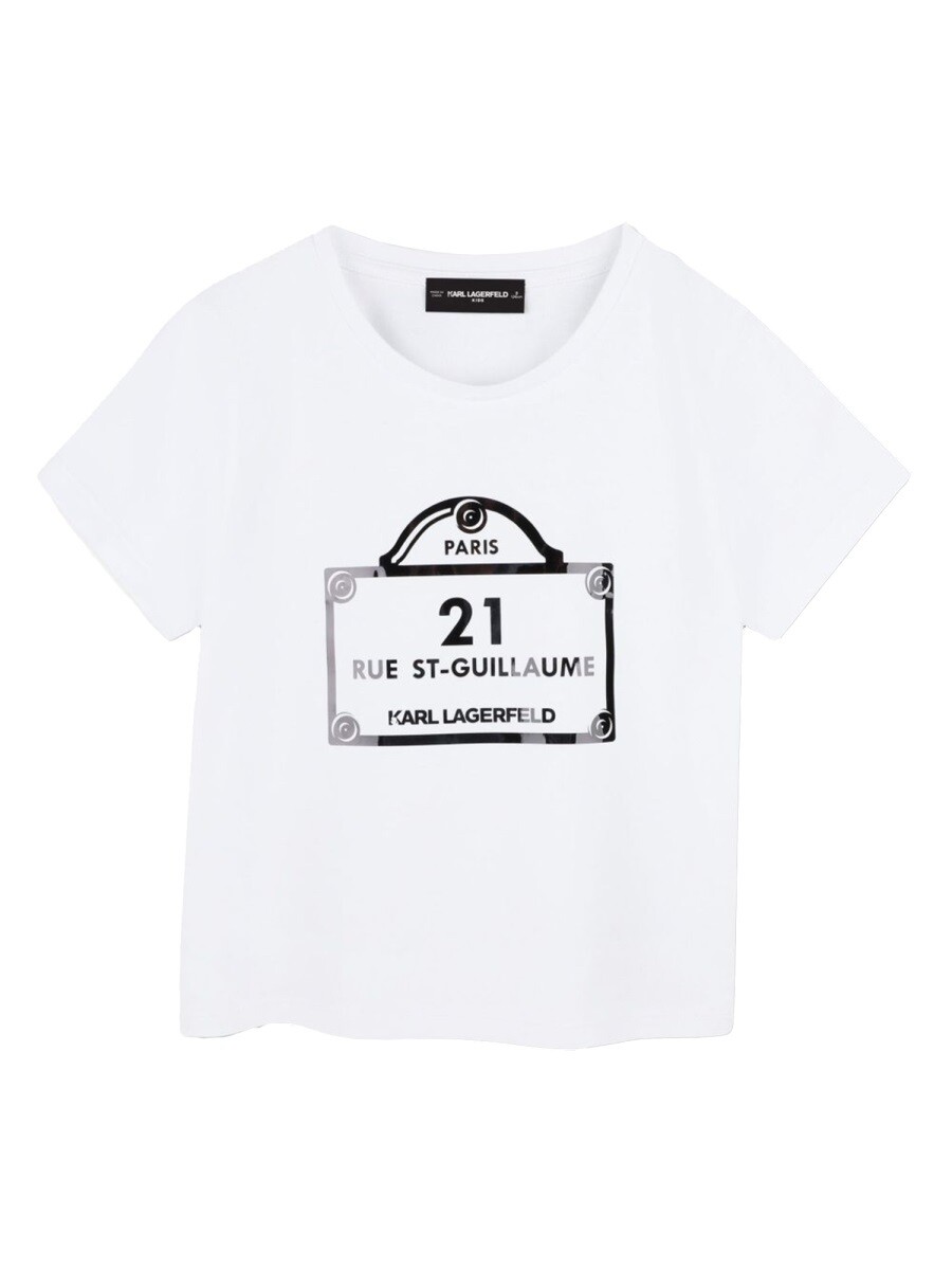 長い巻き毛 ラガーフェルド KARL LAGERFELD ロング捩りプルオーバー プルオーバー ガールズ 白いこと Long sleeve t-shirts 359161 関税 貨物輸送無料 2025SS el