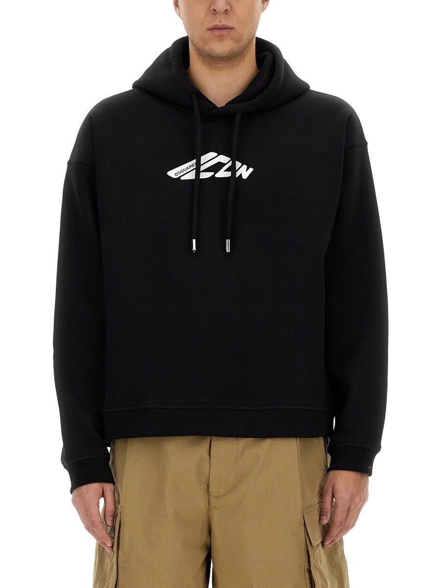 ディースクエアード DSQUARED2 スウェットシャツ トレーナー メンズ ブラック Sweatshirts 358406 関税 送料無料 2025SS el|BRANDSHOP「il Tesoro」