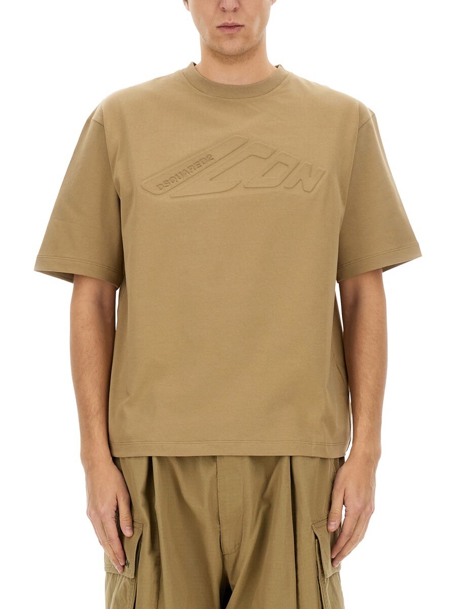 ディースクエアード DSQUARED2 Tシャツ メンズ ベージュ T-shirts 358595 関税 送料無料 2025SS el|BRANDSHOP「il Tesoro」