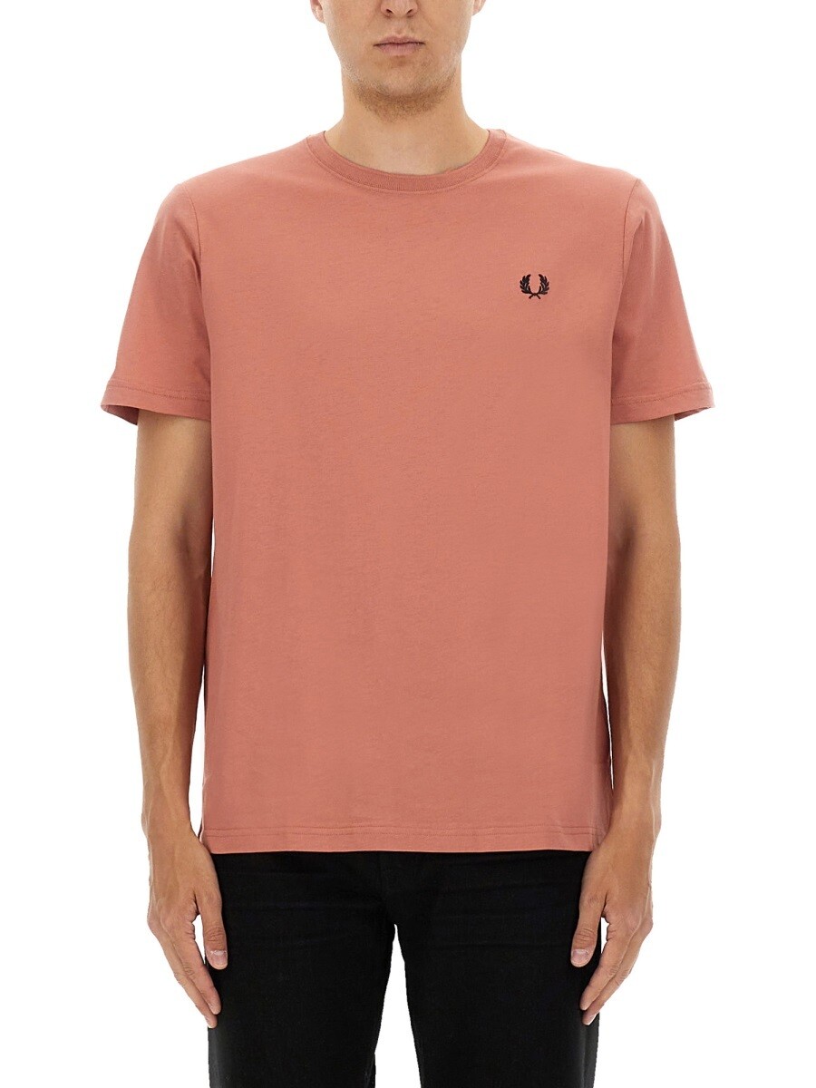 フレッド ペリー FRED PERRY プルオーバー メンズ サクラ色 T-shirts 374408 関税 貨物輸送無料 2025SS el