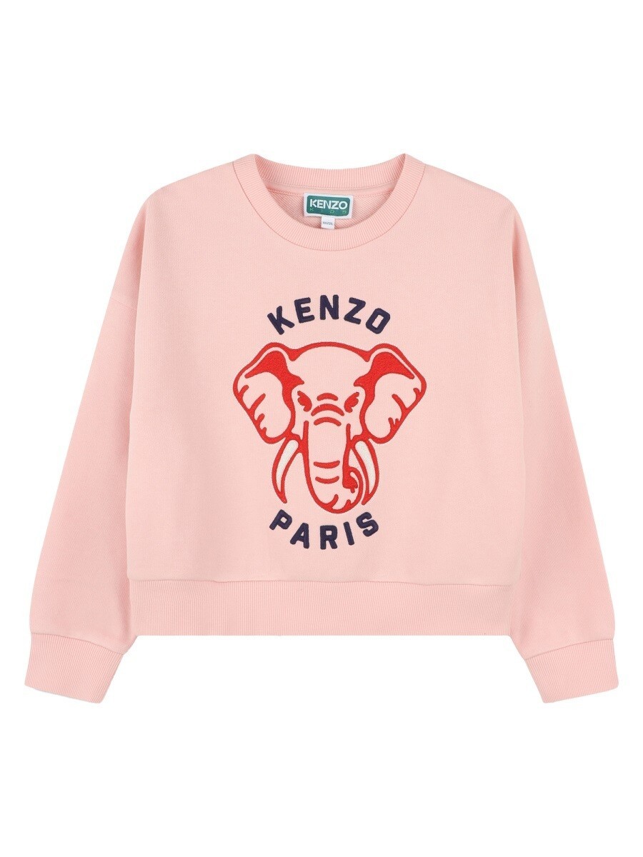 ケンゾー KENZO クルーネックジャンパー ニットウェア ガールズ ピンク Crew neck jumpers 359290 関税 送料無料 2025SS el|BRANDSHOP「il Tesoro」