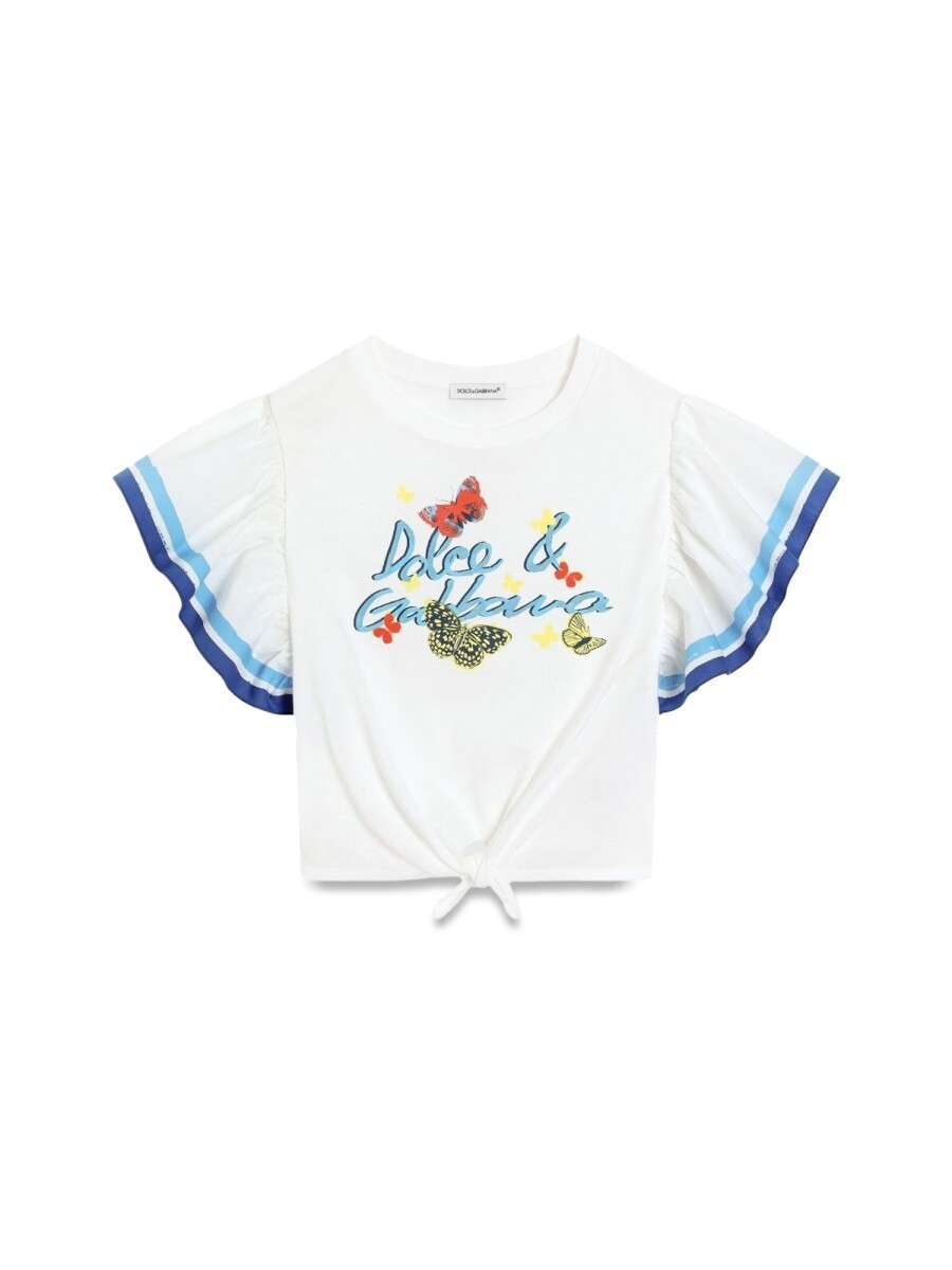 ドルチェ＆ガッバーナ DOLCE\u0026GABBANA ロング衣袂ティーシャツ ティーシャツ ガールズ Long sleeve t-shirts 359196 関税 貨物輸送無料 2025SS el
