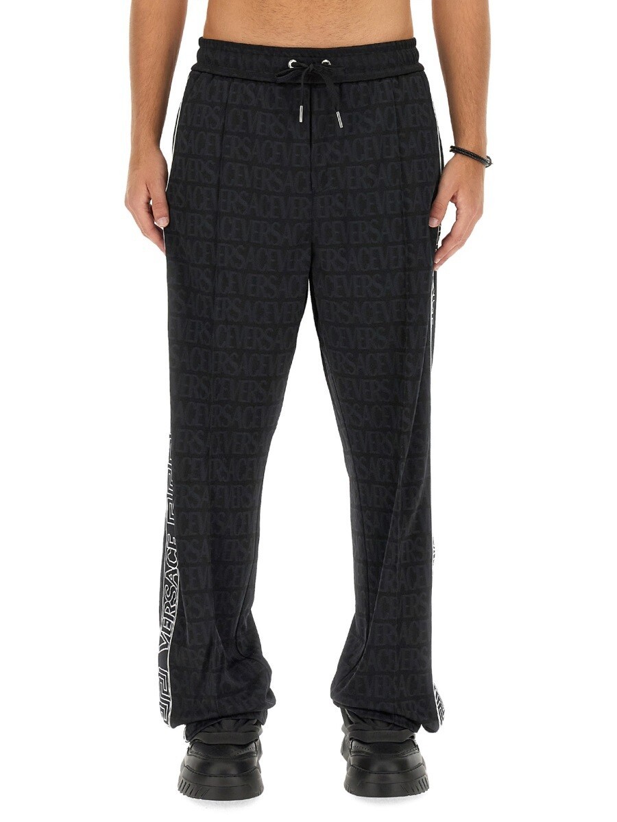 ヴェルサーチ VERSACE 貨物自動車背広 セットアップ メンズ 黒いこと TRACK SUITS 298328 関税 貨物輸送無料 2023AW el