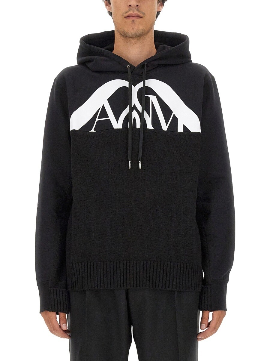 アレキサンダー マックイーン ALEXANDER MCQUEEN トレイナー 調教師 メンズ 黒いこと Sweatshirts 297647 関税 貨物輸送無料 2023AW el メンズファッション-トップス