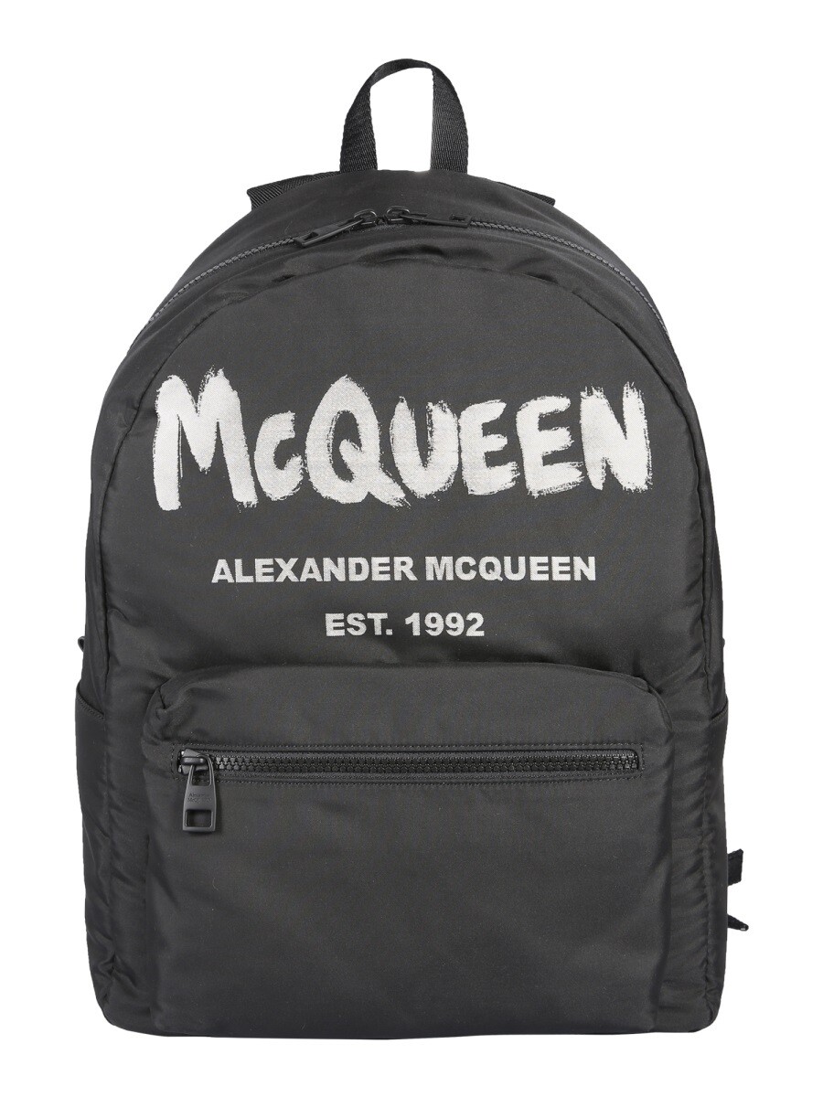 アレキサンダー マックイーン ALEXANDER MCQUEEN 背嚢 うしろ側容器に並べる メンズ 黒いこと Backpacks 298665 関税 貨物輸送無料 2023AW el