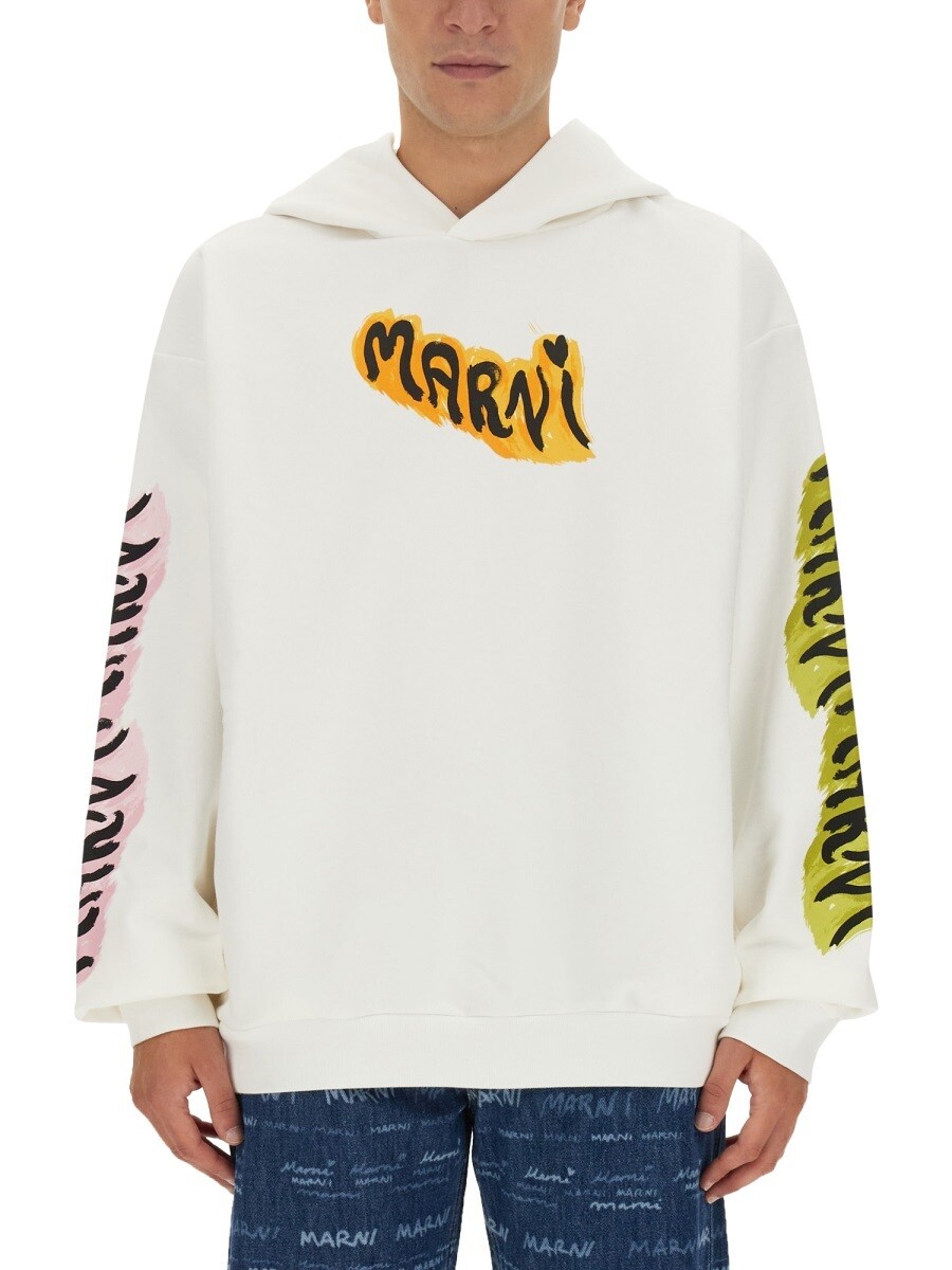 マルニ MARNI トレイナー 調教師 メンズ 白いこと Sweatshirts 291536 関税 貨物輸送無料 2023AW el