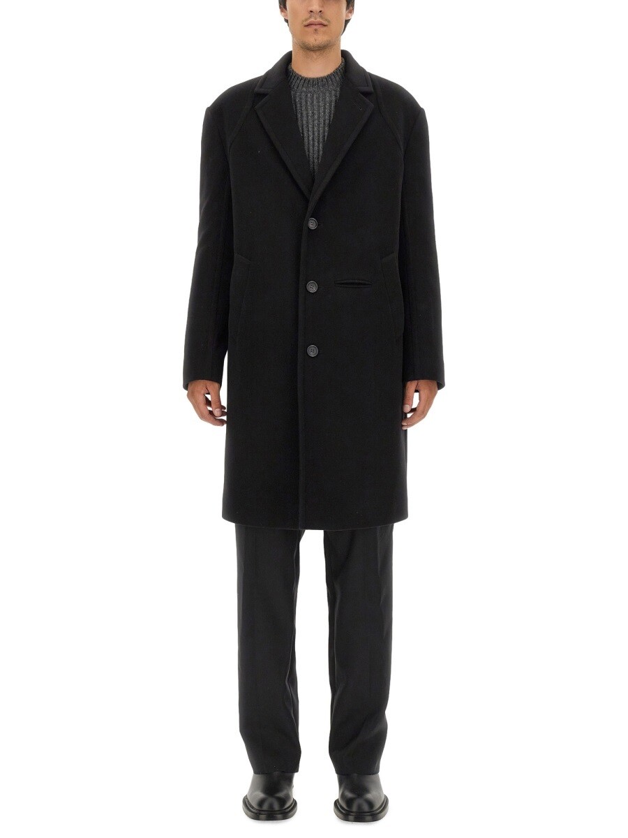 アレキサンダー マックイーン ALEXANDER MCQUEEN トレンチ 厚地の外套 メンズ 黒いこと Coats and Trench 299269 関税 貨物輸送無料 2023AW el