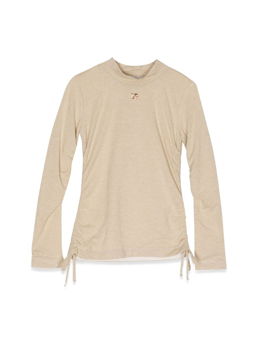 ドルチェ＆ガッバーナ DOLCE\u0026GABBANA クルーネックジャンパー 編み物お召しもの ガールズ ゴールド Crew neck jumpers 306825 関税 貨物輸送無料 2023AW el
