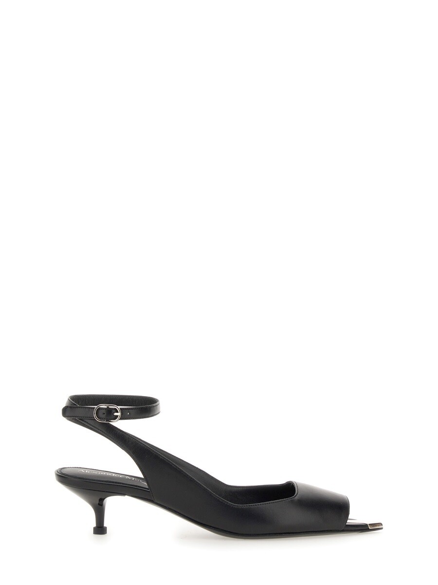 アレキサンダー マックイーン ALEXANDER MCQUEEN サンダル レディース ブラック Sandals 300569 関税 送料無料 2023AW el