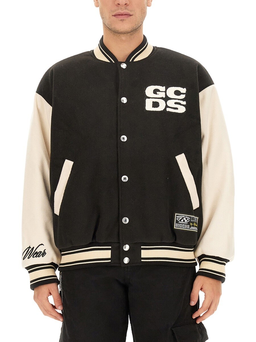 ジーシーディーエス GCDS ジャケット メンズ ブラック Jackets 299557 関税 送料無料 2023AW el｜BRANDSHOP「il Tesoro」