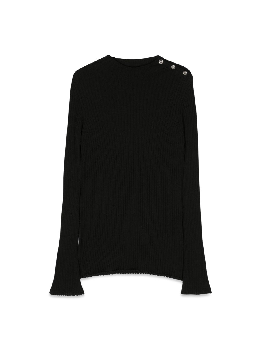 ヴェルサーチェ VERSACE クルーネックジャンパー 編み物お召しもの ガールズ 黒いこと Crew neck jumpers 306436 関税 貨物輸送無料 2023AW el