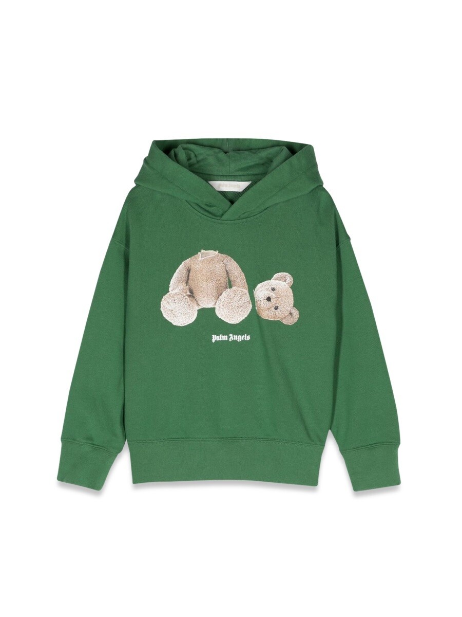 パーム・エンジェルス PALM ANGELS クルーネックスウェットシャツ 調教師 ボーイズ 緑であること Crew neck sweatshirts 307299 関税 貨物輸送無料 2023AW el