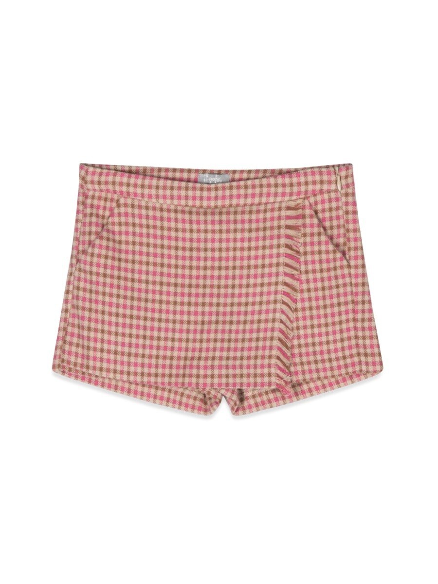 イルグッフォ IL GUFO ミニ御徒面子 スコート ガールズ パープル Mini-skirts 307014 関税 貨物輸送無料 2023AW el
