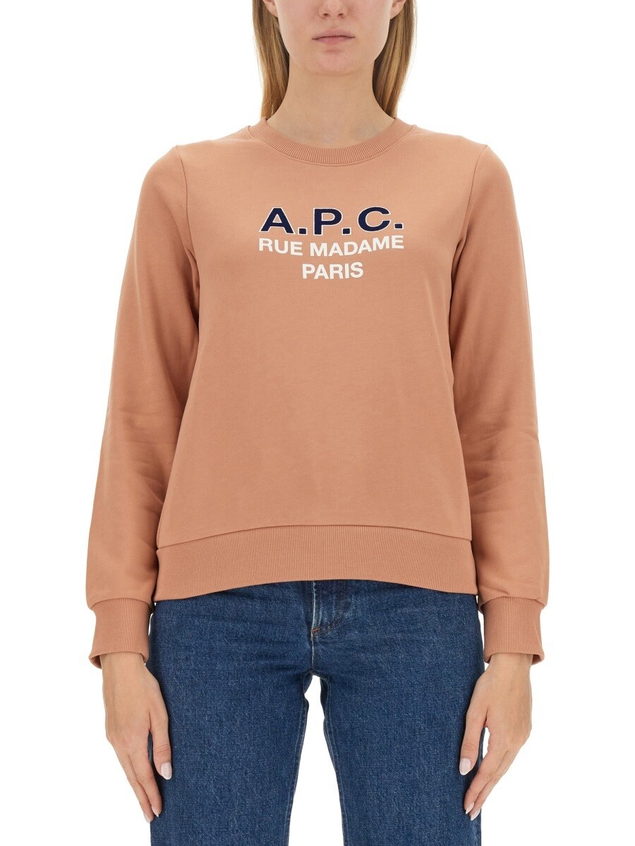 アーペーセー A.P.C 調教師 レディース サクラ色 Sweatshirts 300697 関税 貨物輸送無料 2023AW el