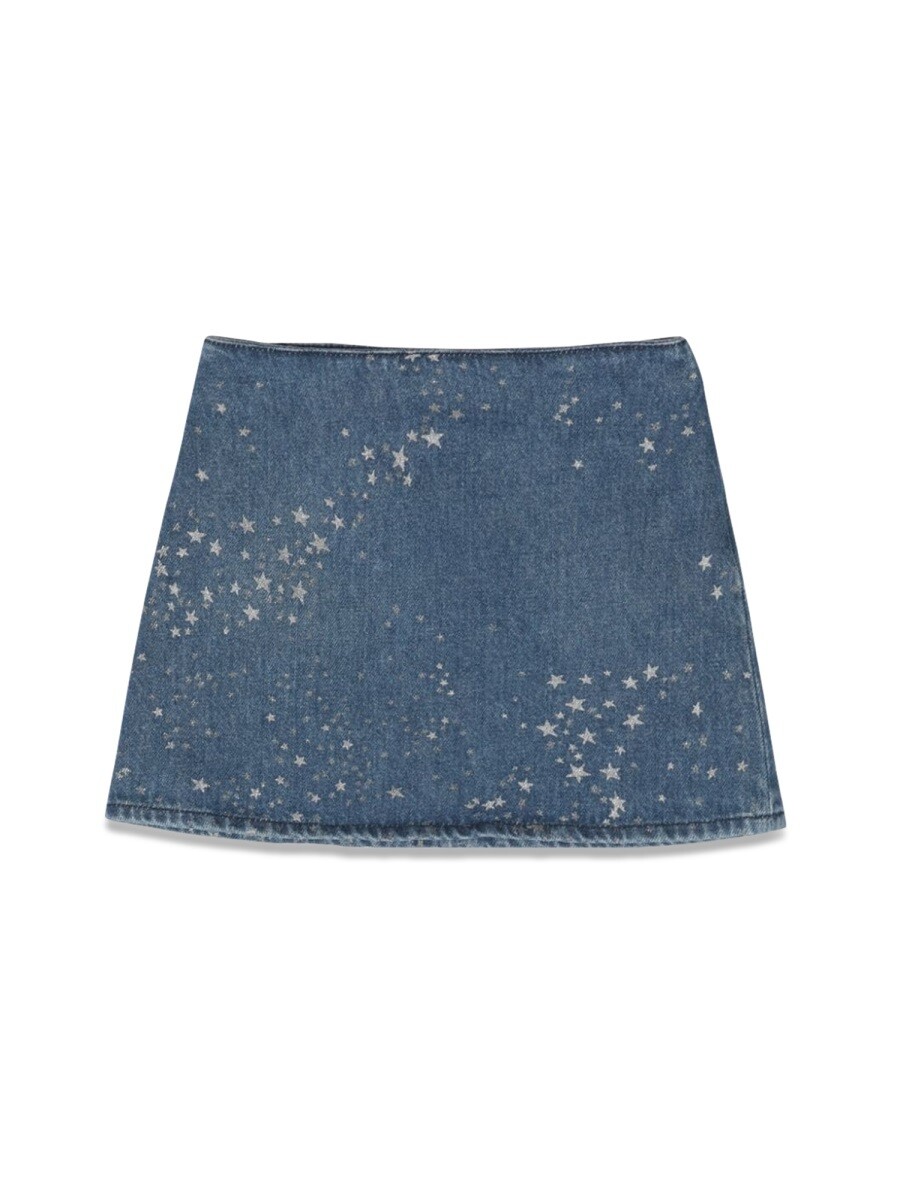 ヴェルサーチェ VERSACE ミニ御徒面子 スコート ガールズ 青碧 Mini-skirts 304674 関税 貨物輸送無料 2023AW el