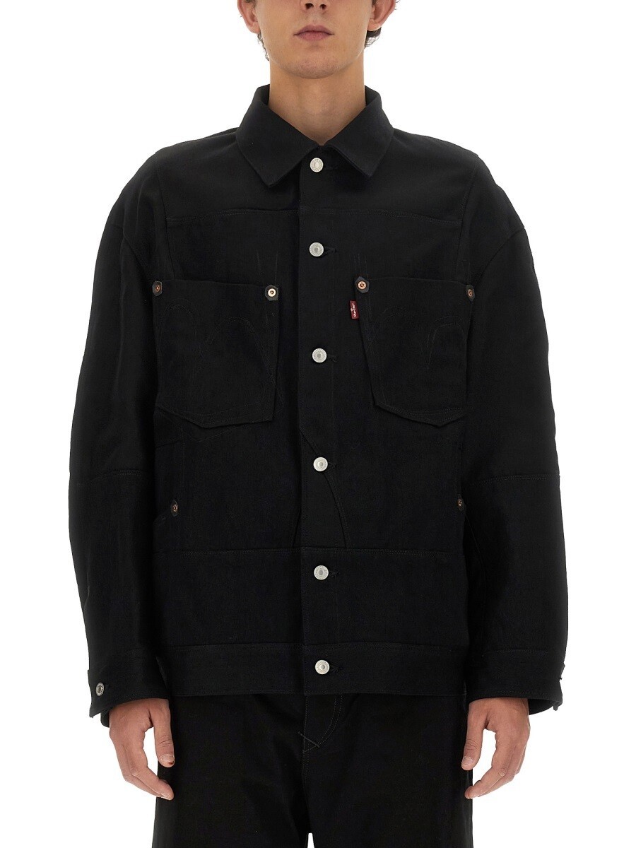 ジュンヤワタナベ JUNYA WATANABE ジャケット メンズ ブラック Jackets 304989 関税 送料無料 2023AW el|BRANDSHOP「il Tesoro」