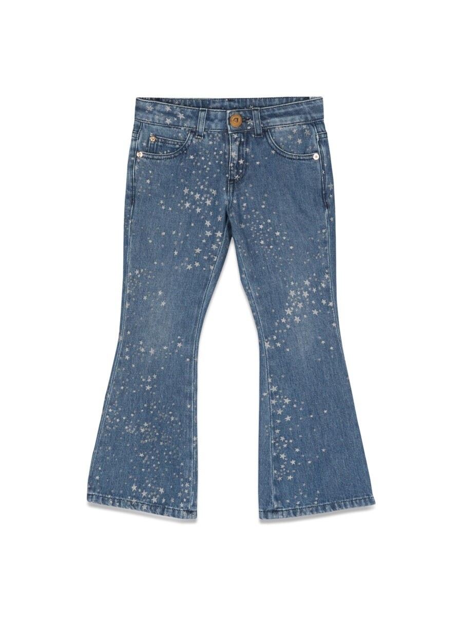 ヴェルサーチェ VERSACE レギュラーフィットジーンズ ジーンズ ガールズ 青碧 Regular fit jeans 304633 関税 貨物輸送無料 2023AW el