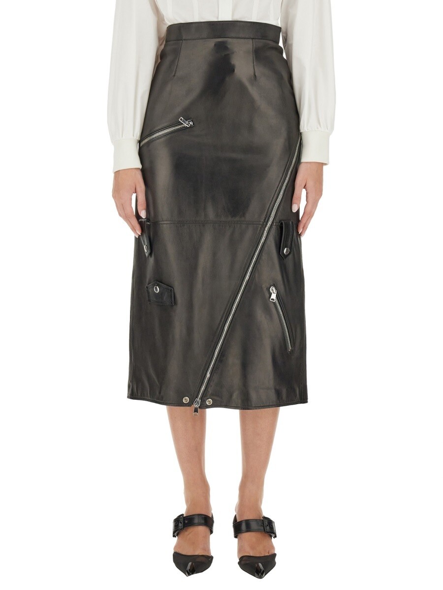 アレキサンダー マックイーン ALEXANDER MCQUEEN スコート レディース 黒いこと Skirts 305725 関税 貨物輸送無料 2023AW el