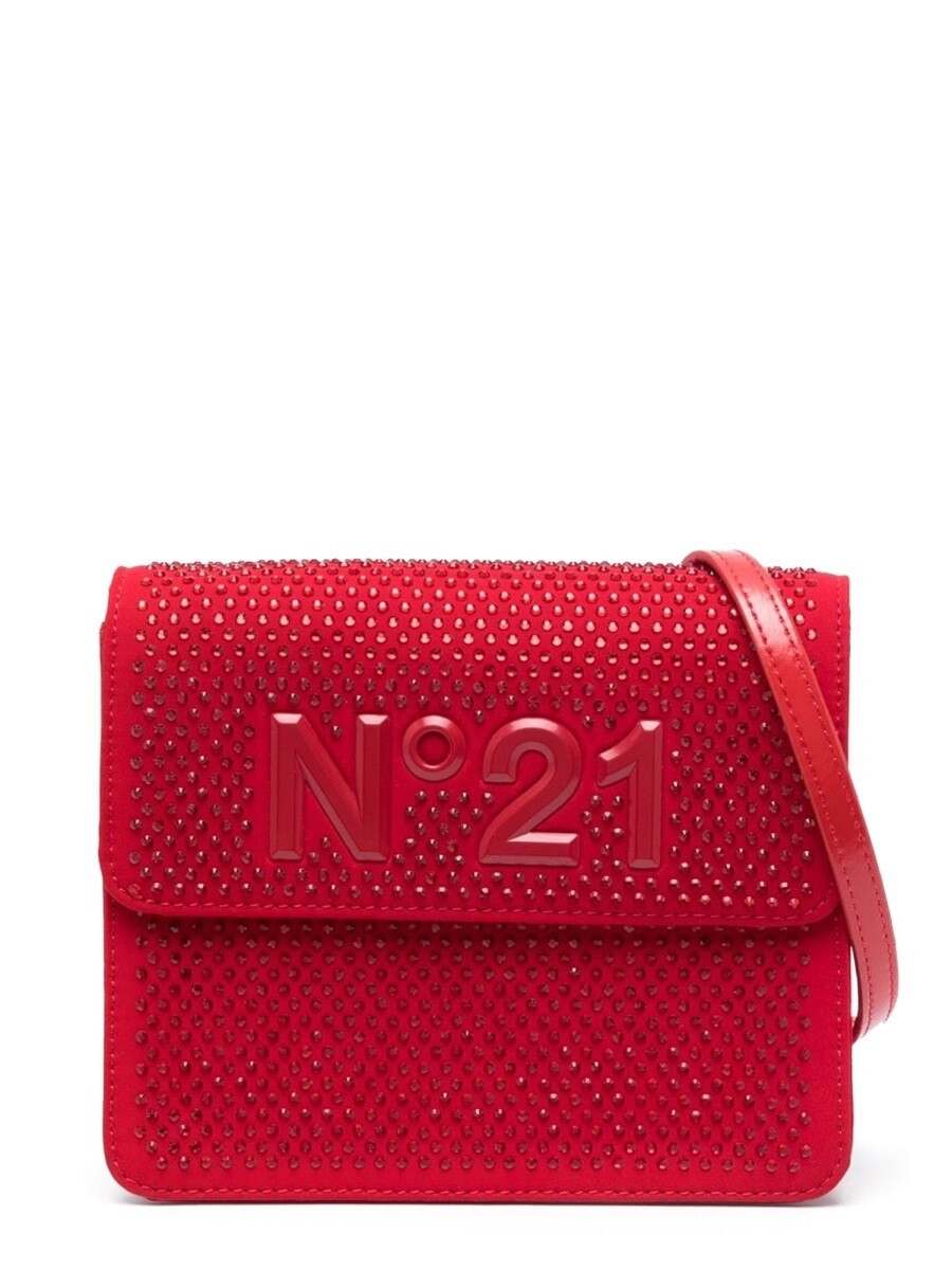 ヌメロ ヴェントゥーノ N.21 ショルダーバッグ 御徒面子 ガールズ 赤いこと Crossbody bags 306150 関税 貨物輸送無料 2023AW el キッズファッション-バッグ・ランドセル