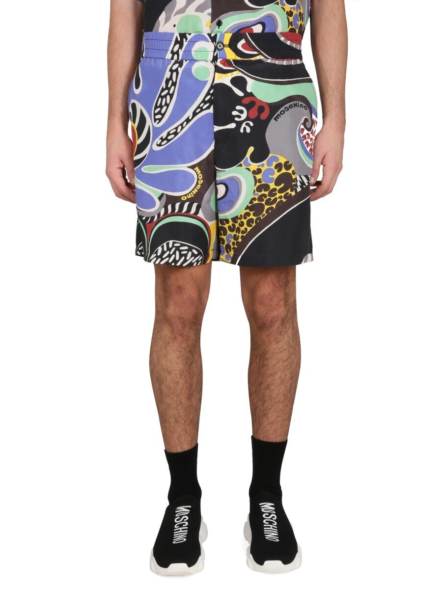 モスキーノ MOSCHINO ショーツ メンズ Shorts 273439 関税 送料無料 2023SS el|BRANDSHOP「il Tesoro」