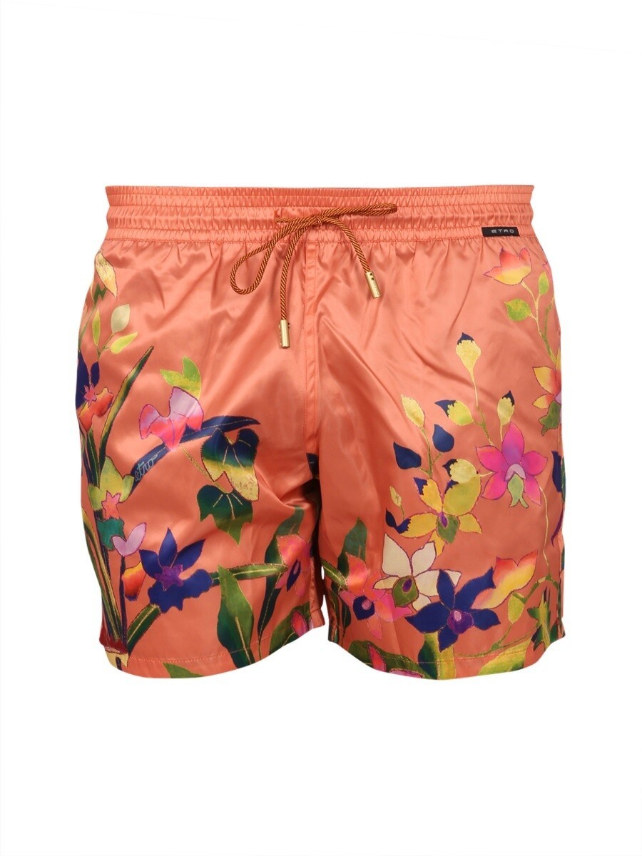 エトロ ETRO 水泳着 スイムウェア メンズ オレンジ色 Swimwear 272757 関税 貨物輸送無料 2023SS el