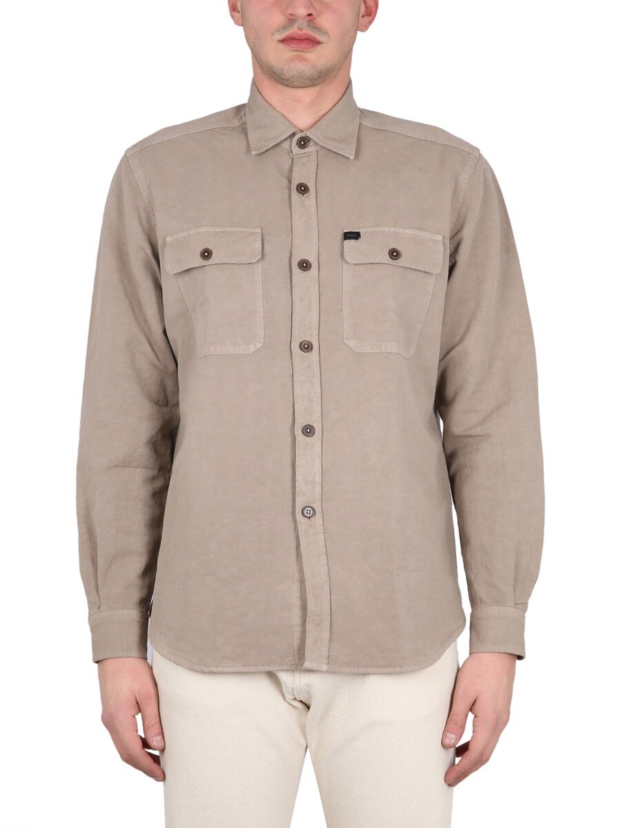 フェイ FAY シャツ メンズ ブラウン Shirts 276091 関税 送料無料 2023SS el｜BRANDSHOP「il Tesoro」 29,510円