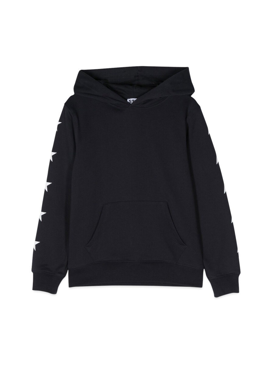 ゴールデングース GOLDEN GOOSE クルーネックスウェットシャツ 調教師 ボーイズ 青碧 Crew neck sweatshirts 265361 関税 貨物輸送無料 2023SS el