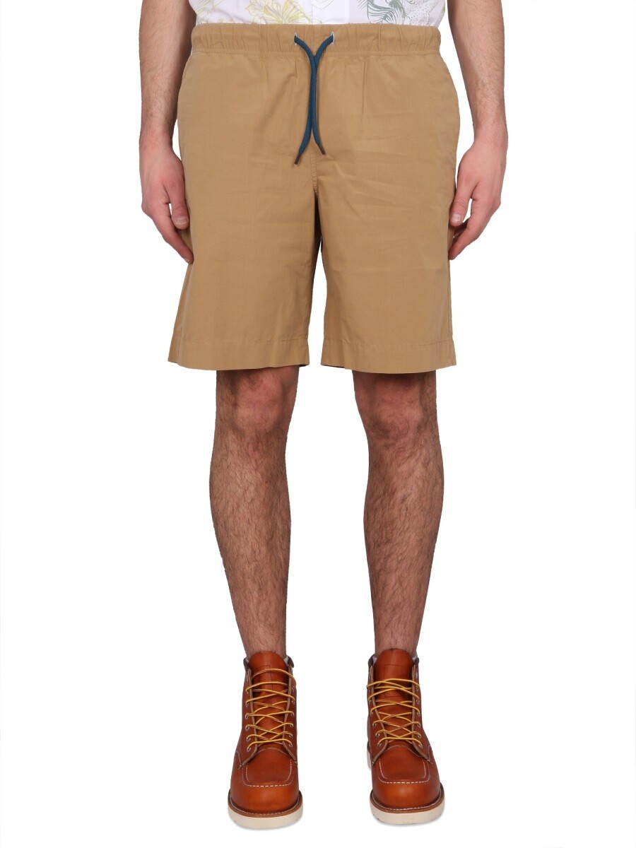 極点スミス PAUL SMITH さる股引き メンズ ベージュ Shorts 277322 関税 貨物輸送無料 2023SS el