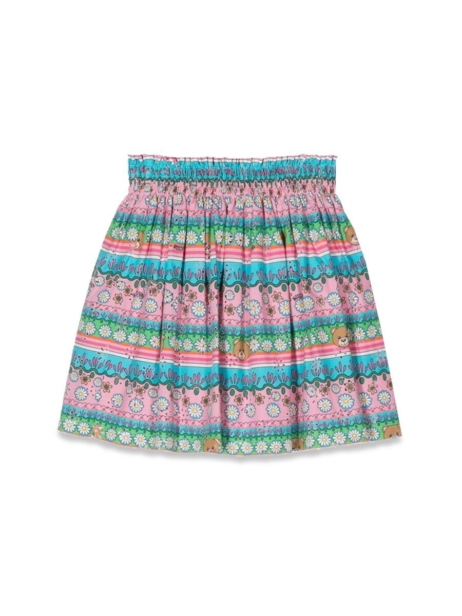 モスキーノ MOSCHINO ミニ御徒面子 スコート ガールズ Mini-skirts 285108 関税 貨物輸送無料 2023SS el