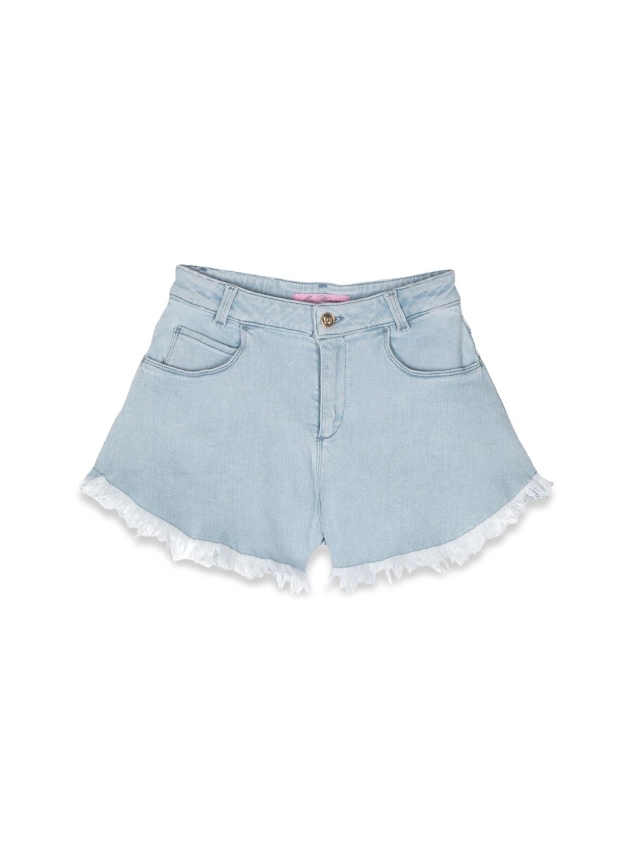 ミスブルマリン MISS BLUMARINE ショートパンツ　パンツ ショーツ ガールズ ブルー Shorts 284787 関税 送料無料 2023SS el｜BRANDSHOP「il Tesoro」 21,024円