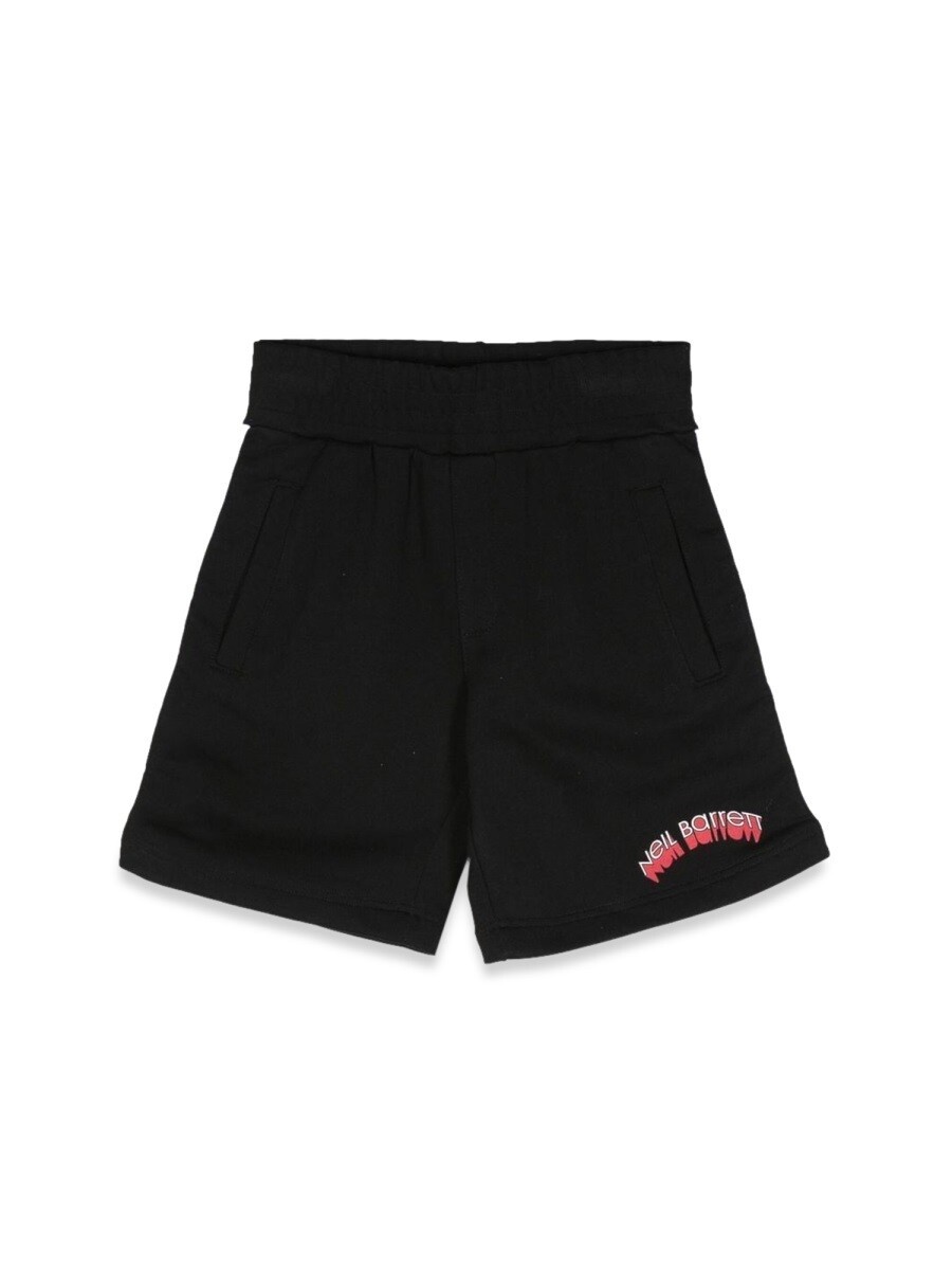 ニール バレット NEIL BARRETT ショートパンツ パンツ ショーツ ボーイズ ブラック Shorts 285343 関税 送料無料 2023SS el|BRANDSHOP「il Tesoro」